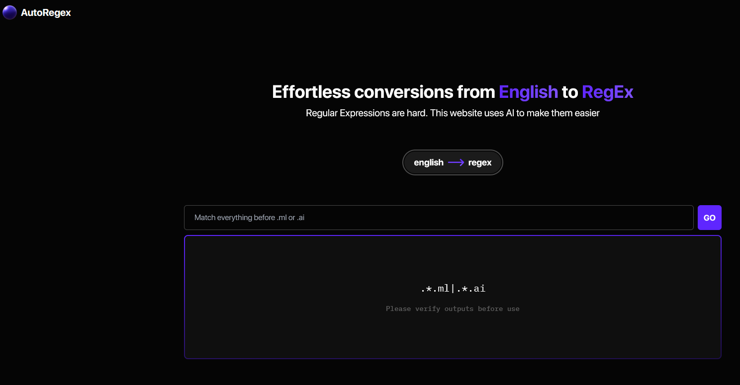 AutoRegex