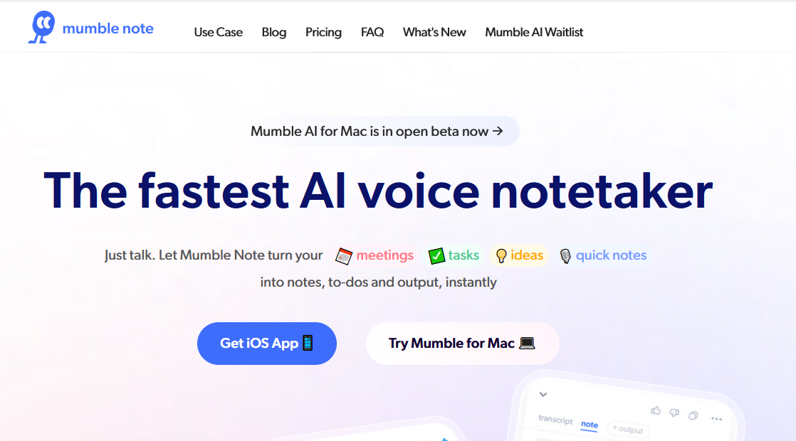 Mumble Note