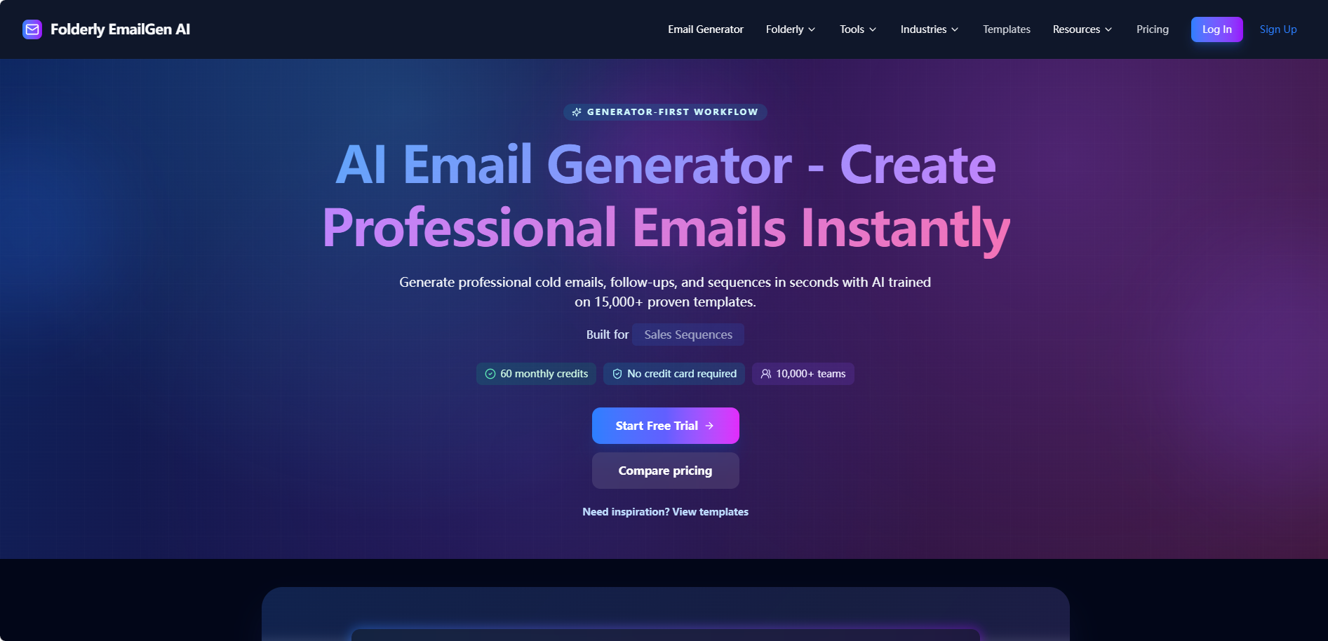 Folderly EmailGen AI