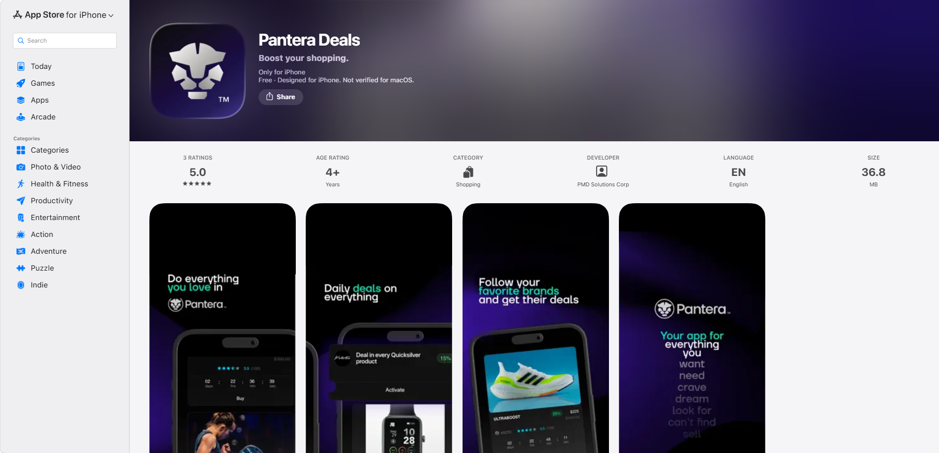 Pantera Deals