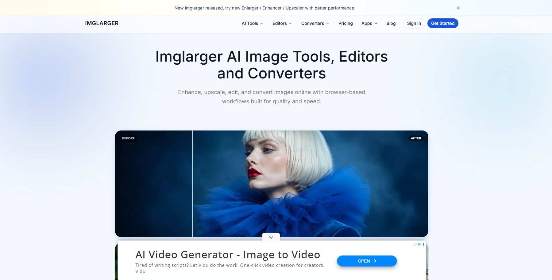 AI Image Enlarger