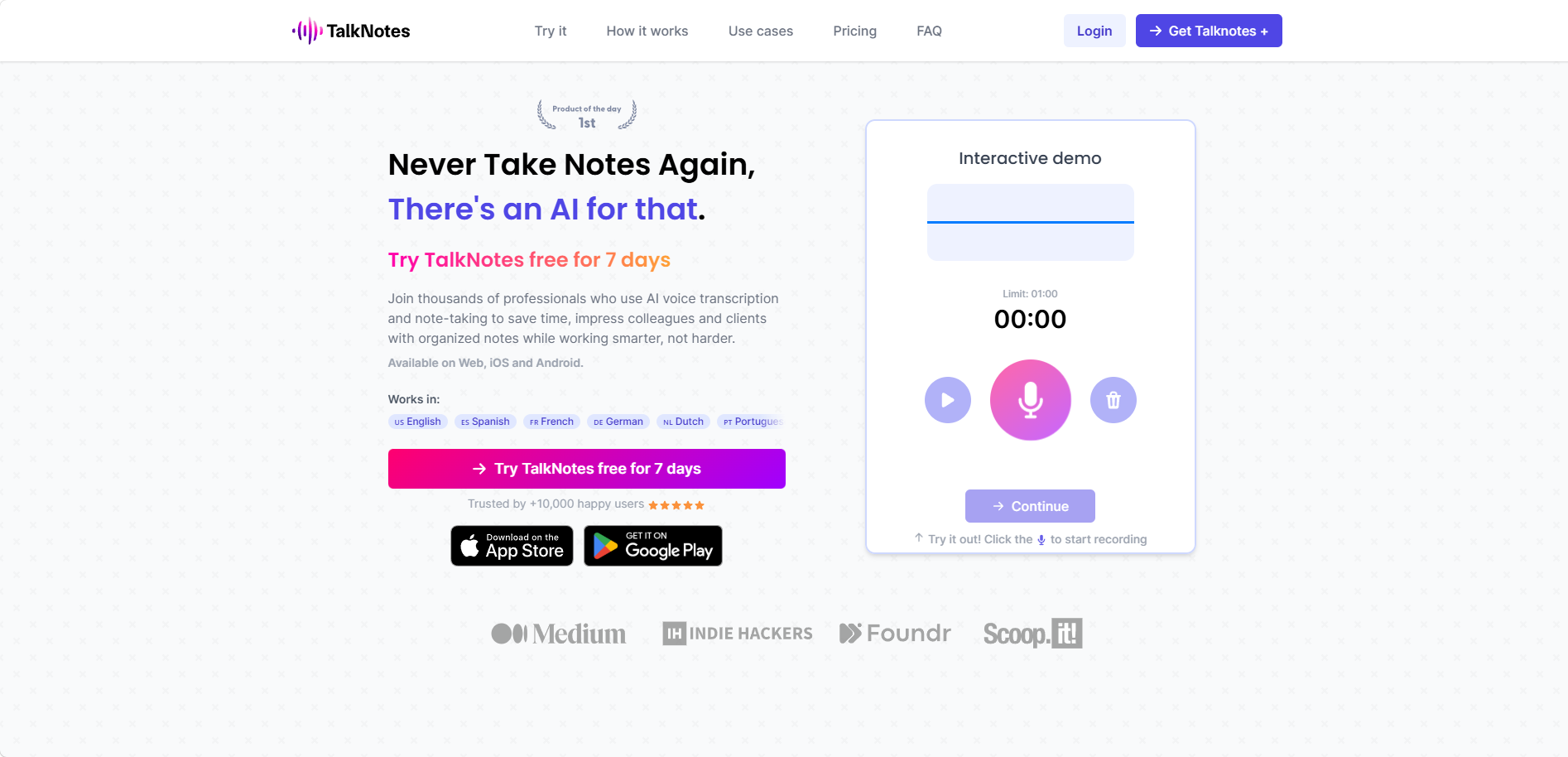 Talknotes