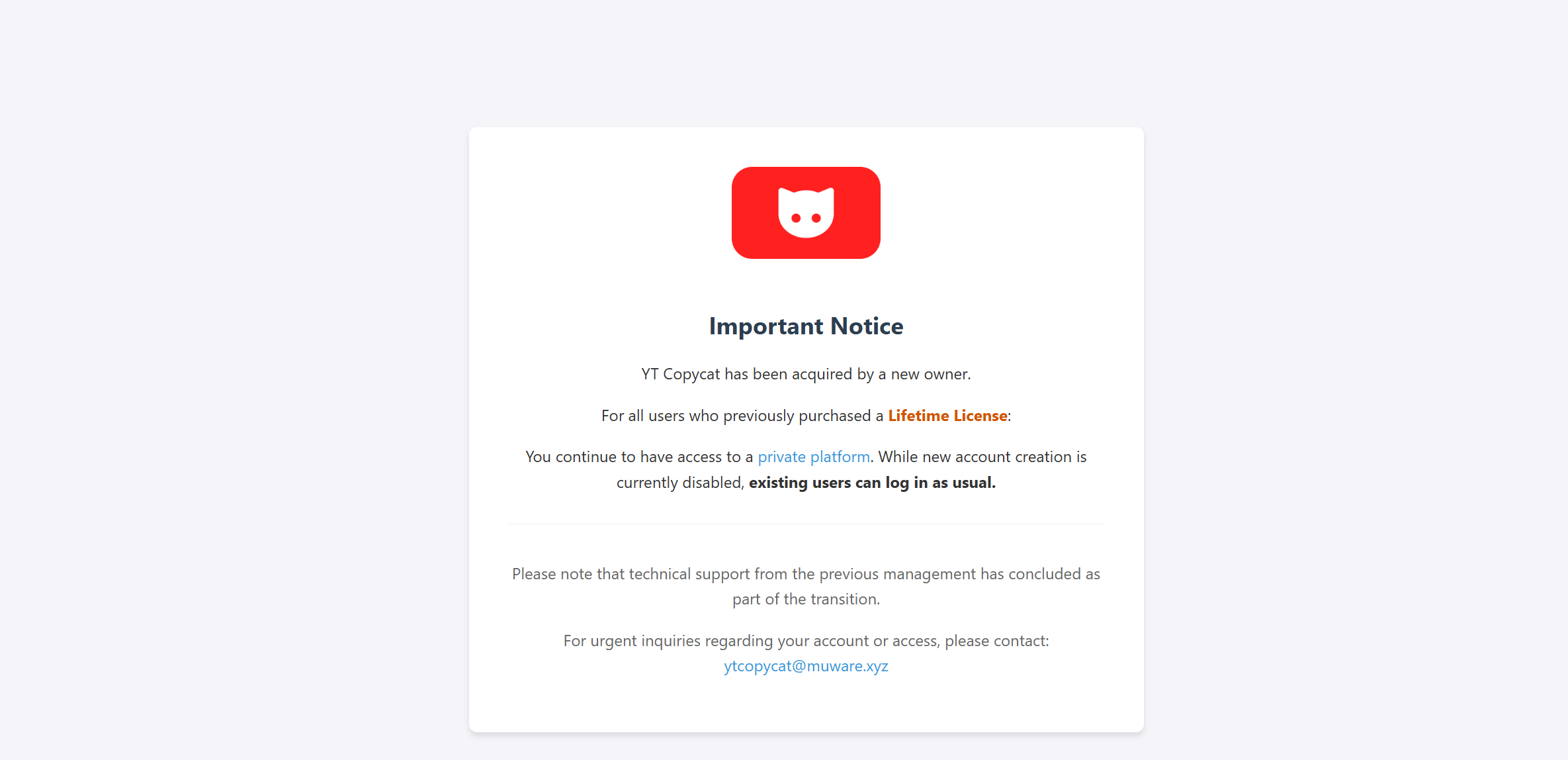 YT Copycat