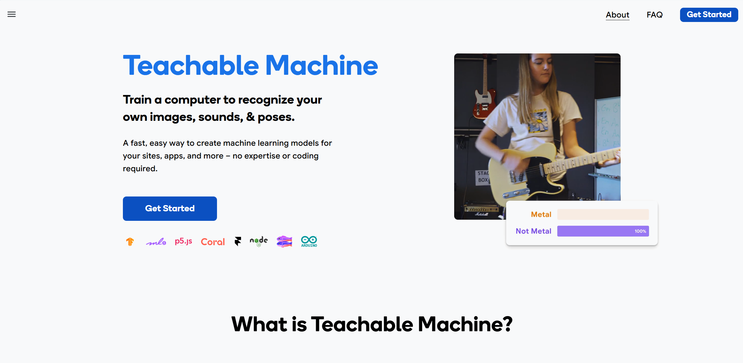 Teachable Machine