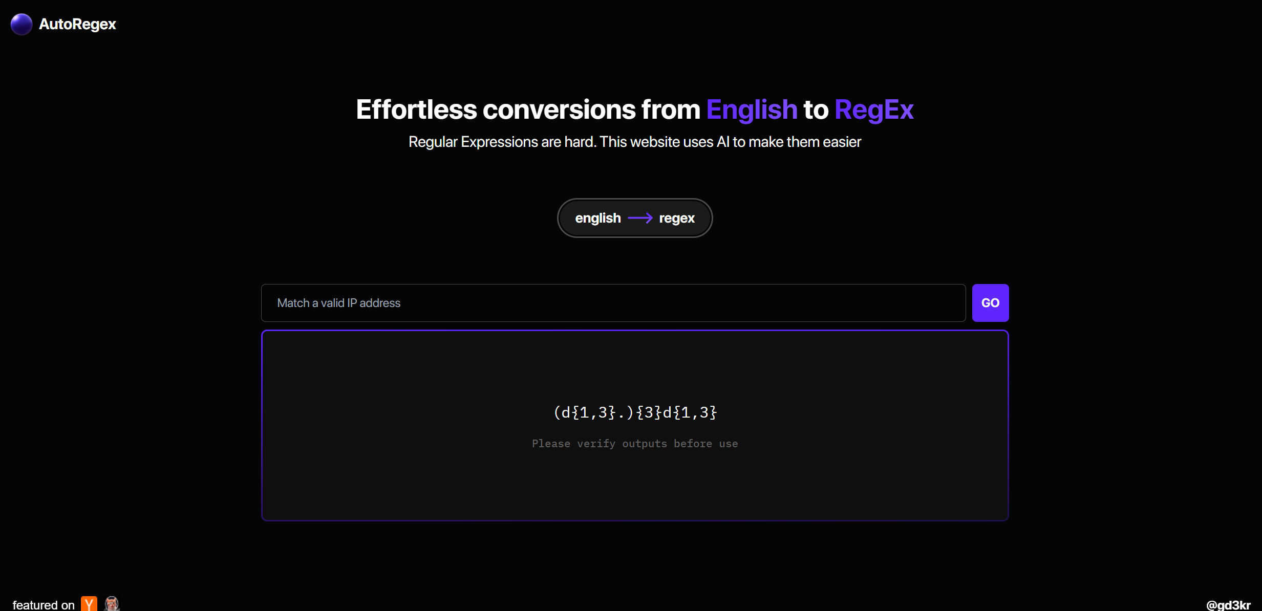AutoRegex