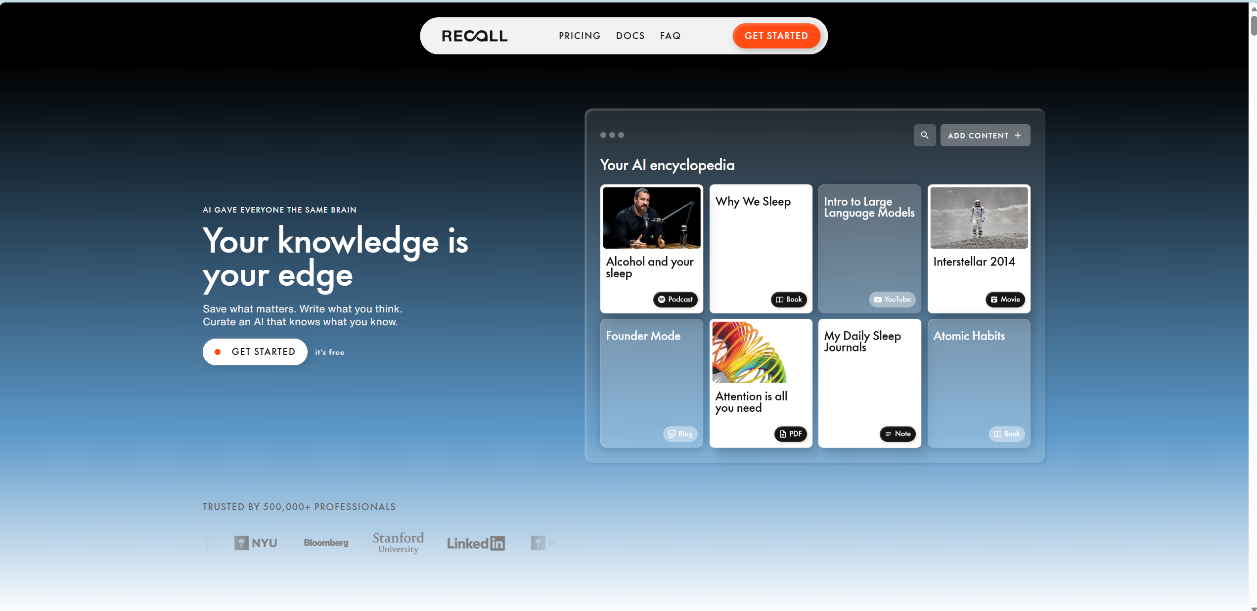 Recall