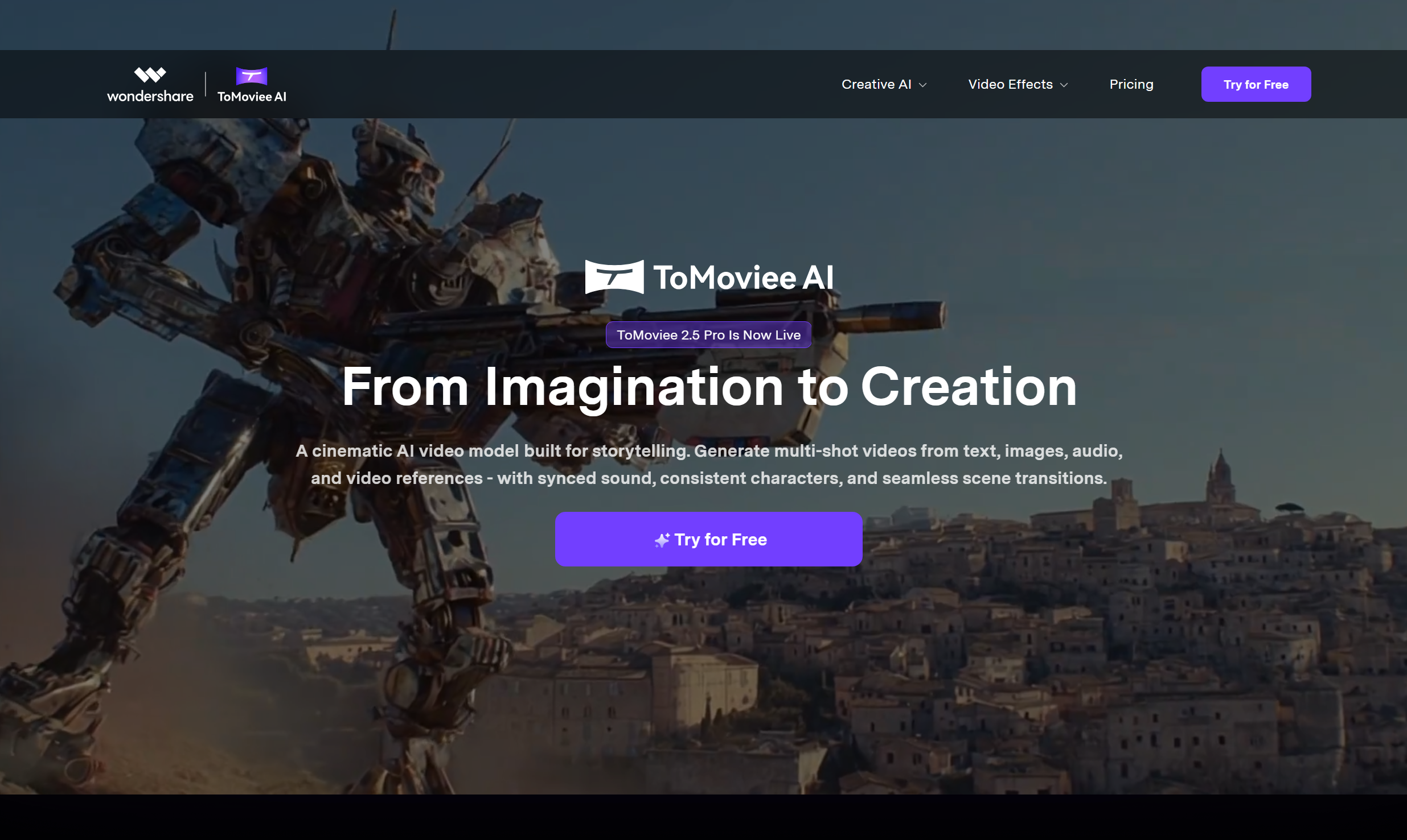 WonderShare ToMoviee AI