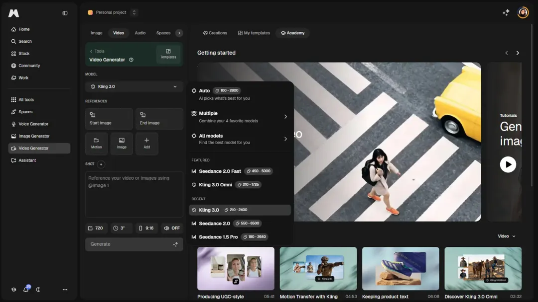 Magnific AI Video Generator