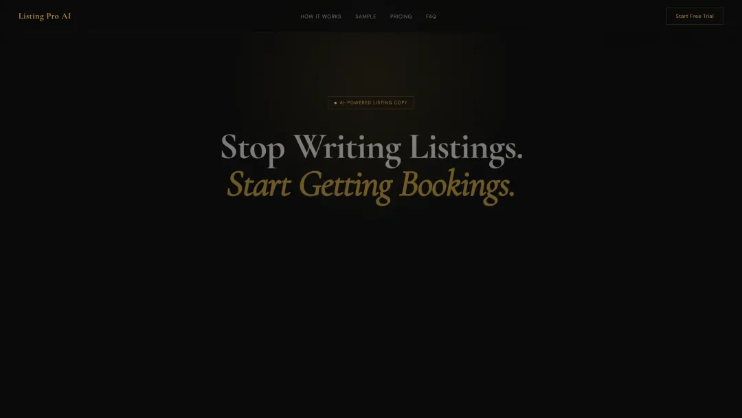 Listing Pro AI