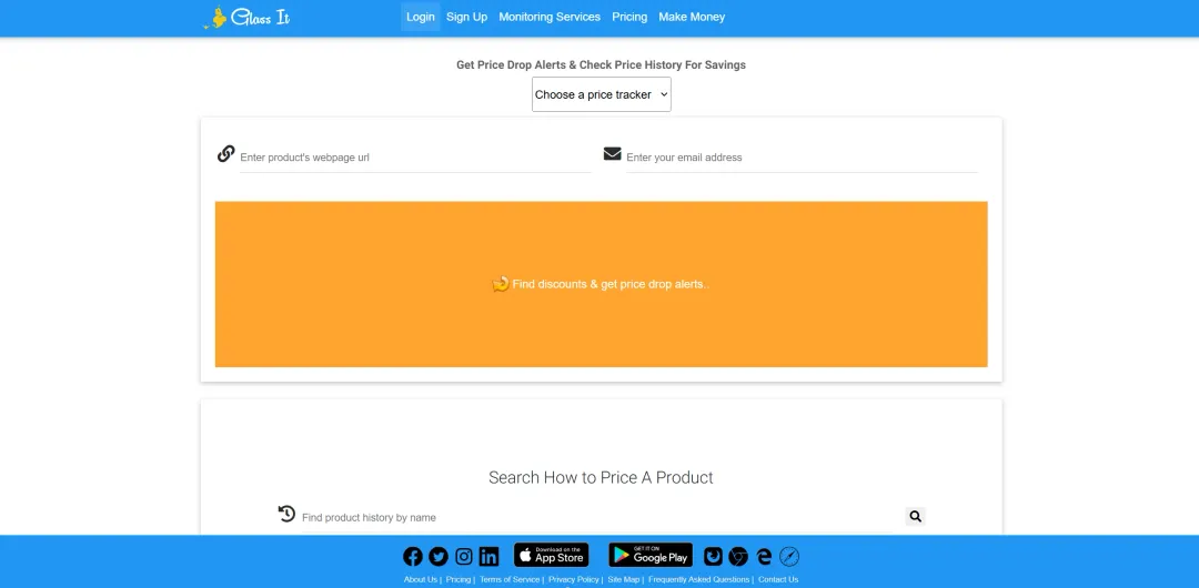 Glass It Price Tracker