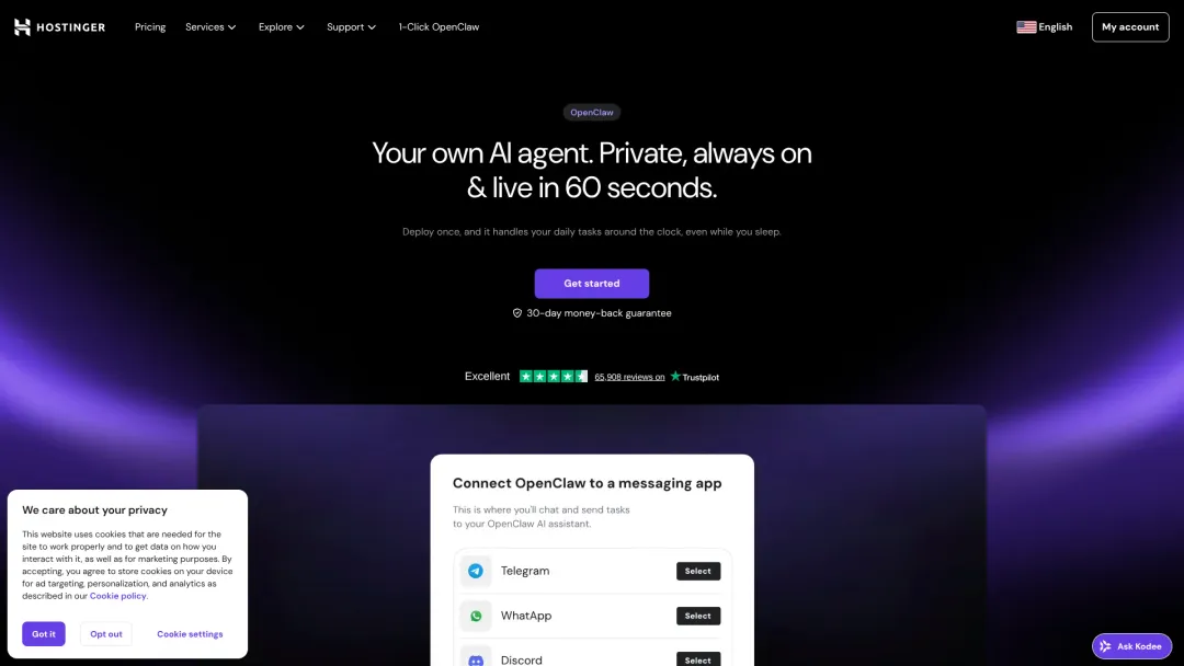 Hostinger | 1-Click OpenClaw